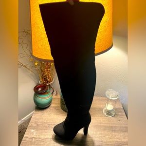 Dream Paris suede thigh, high boots